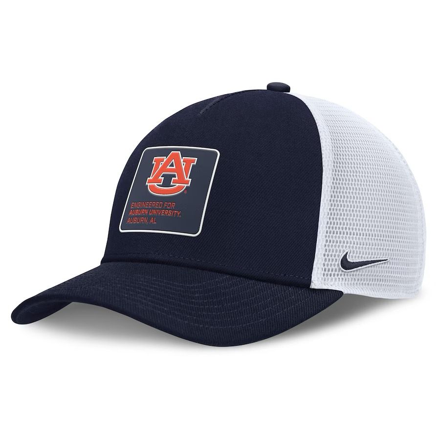 AU NIKE ON-FIELD NAVY RISE TRUCKER CAP