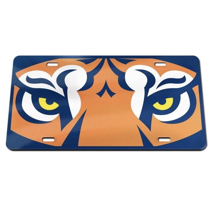 AU WINCRAFT MEGA TIGER EYES LICENSE PLATE
