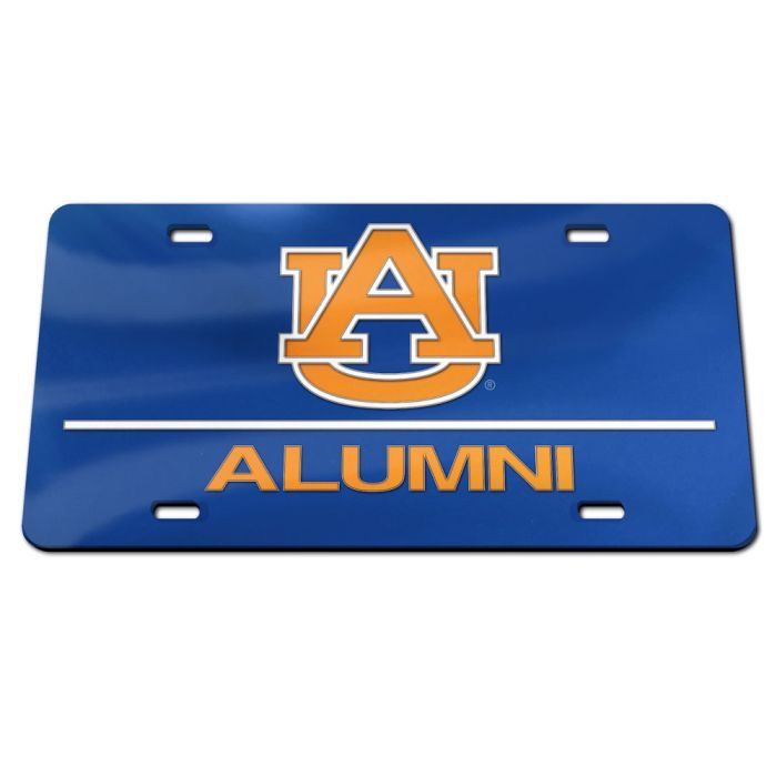 AU WINCRAFT NAVY AU ALUMNI LICENSE PLATE