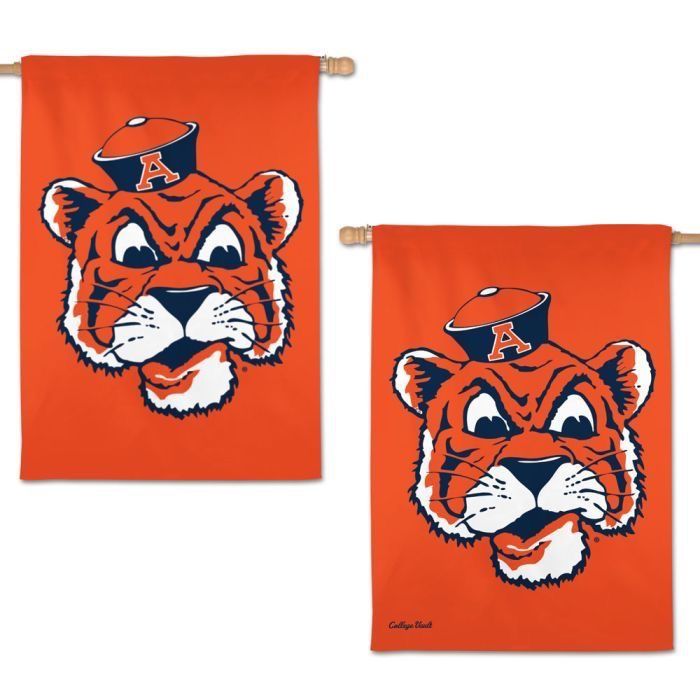 AU WINCRAFT VAULT AUBIE ORANGE VERTICAL FLAG