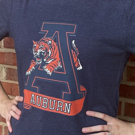 AU S&G VINTAGE NAVY TEE