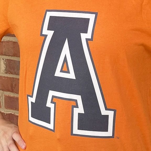 AU OLD SCHOOL ORANGE TEE