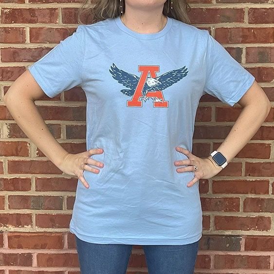 AU S&G THROWBACK POWDER BLUE TEE