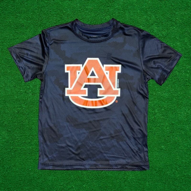 AU CAMOHEX NAVY YOUTH TEE