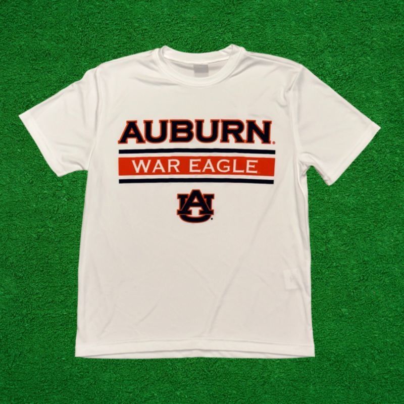 WAR EAGLE BAR WHITE YOUTH TEE