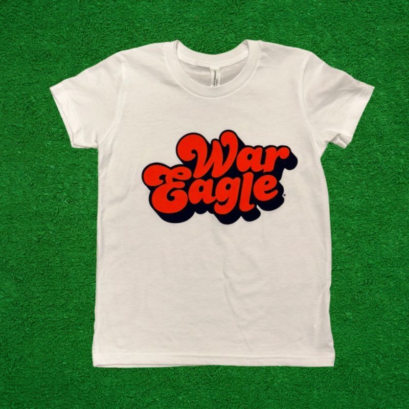 GROOVY WAR EAGLE WHITE YOUTH TEE