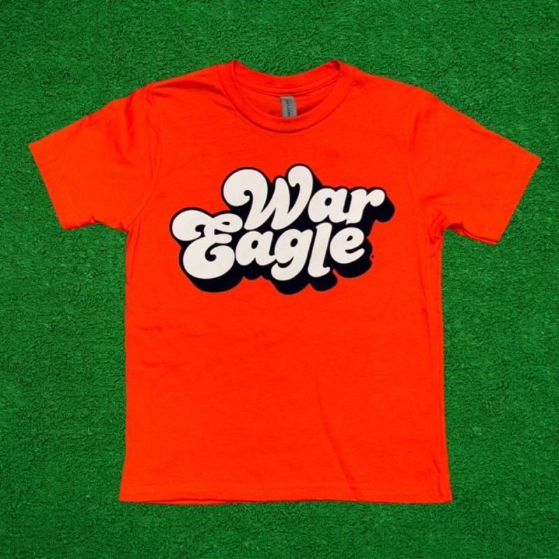 GROOVY WAR EAGLE ORANGE YOUTH TEE