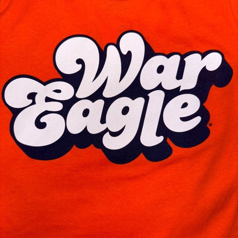 GROOVY WAR EAGLE ORANGE YOUTH TEE