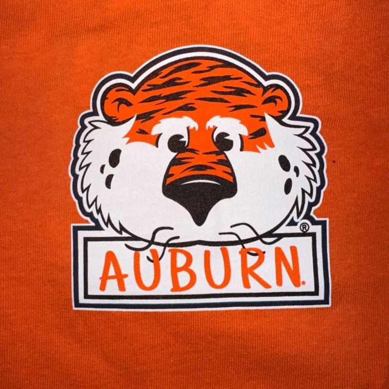 AUBIE FACE ORANGE TODDLER TEE
