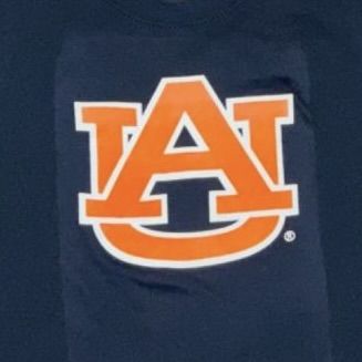 AU LOGO NAVY TEE