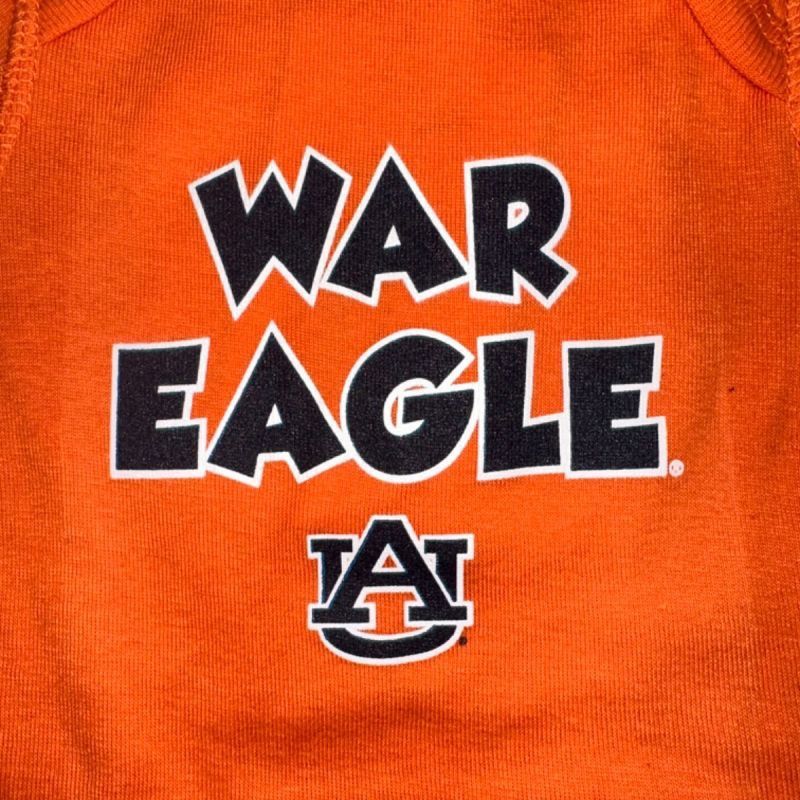 WAR EAGLE ORANGE ONESIE
