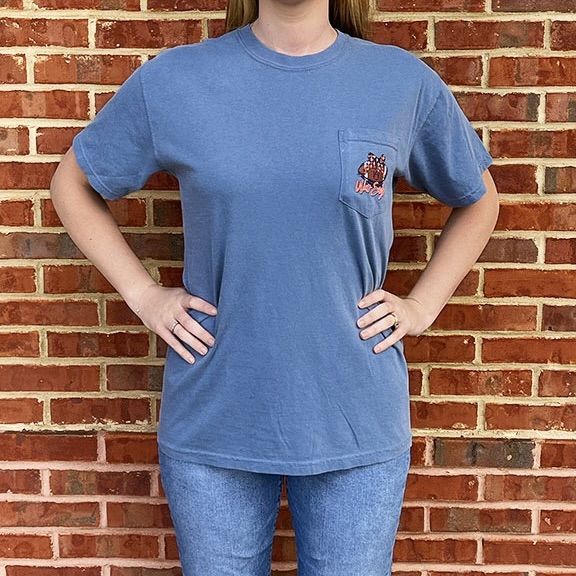 AU BOW DENIM COMFORT COLORS