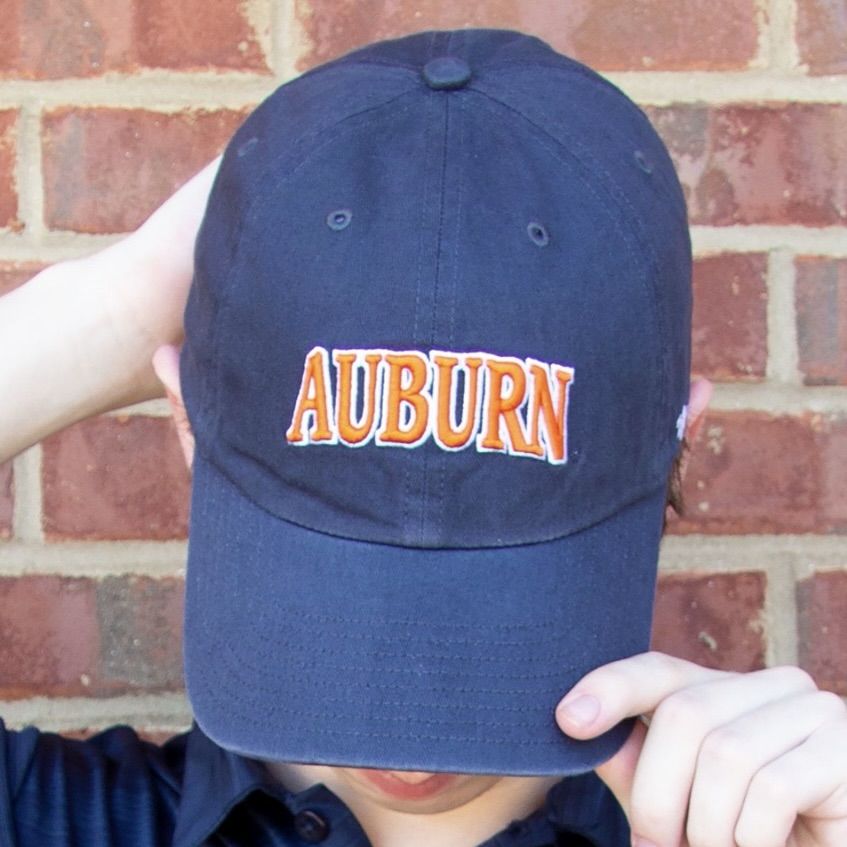 AU 47 BRAND AUBURN NAVY CLEAN UP CAP