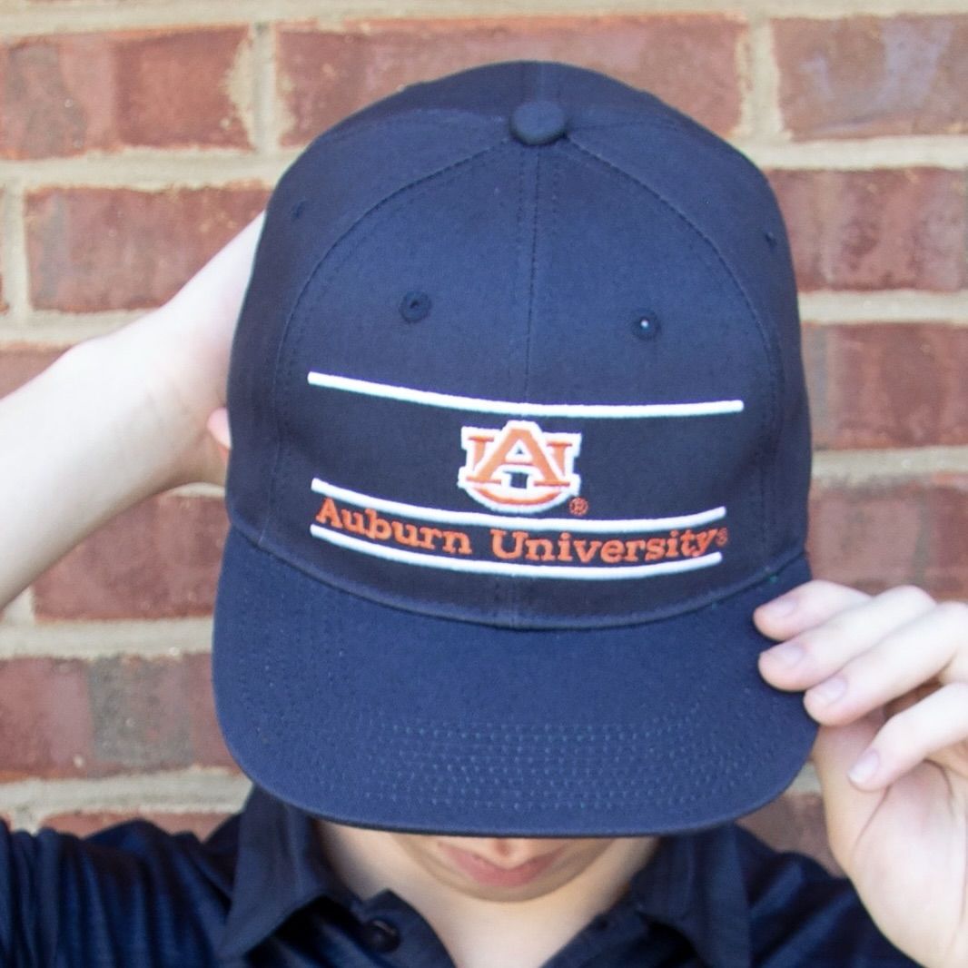 AU THE GAME RETRO BAR NAVY CAP