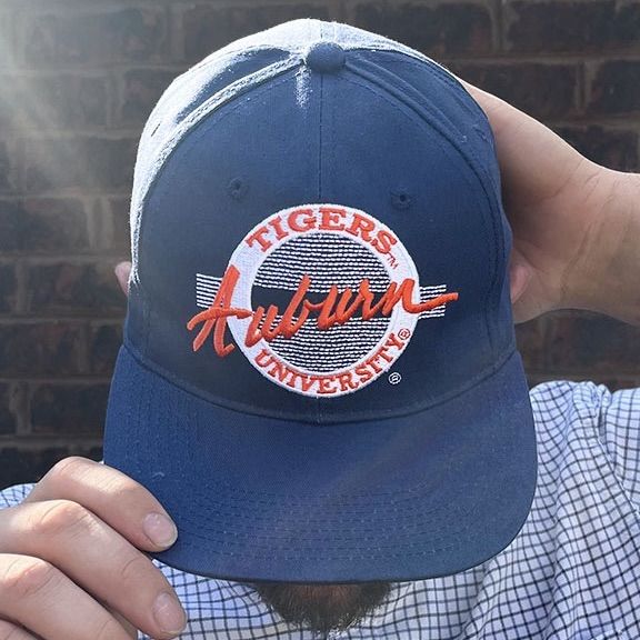 AU THE GAME CIRCLE NAVY CAP