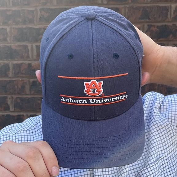 AU THE GAME BAR NAVY CAP