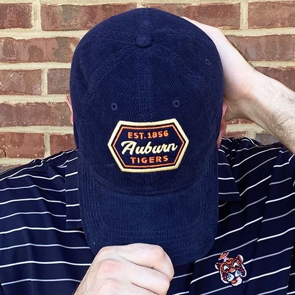 AU LEGACY NAVY ROADIE CORDUROY CAP