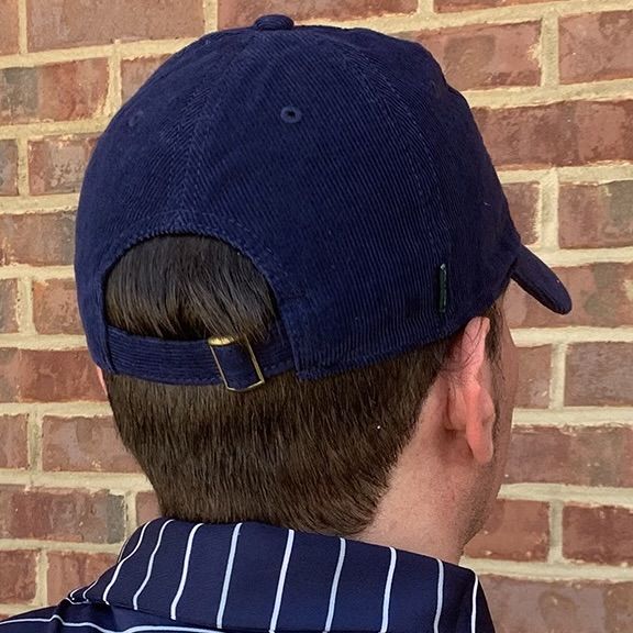 AU LEGACY NAVY ROADIE CORDUROY CAP