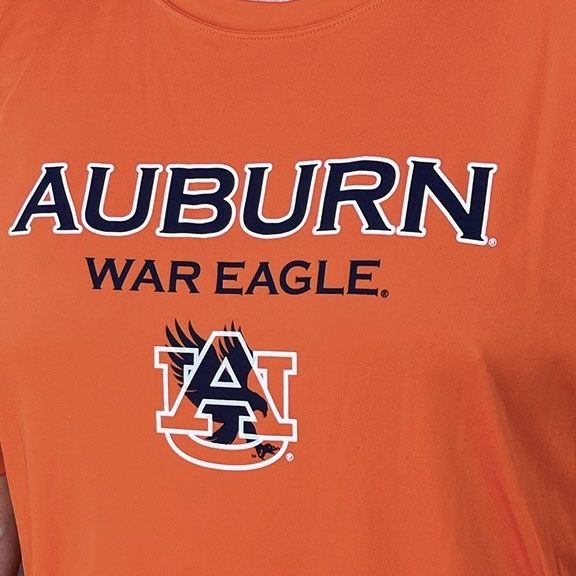 AU EAGLE ORANGE DRY FIT TEE