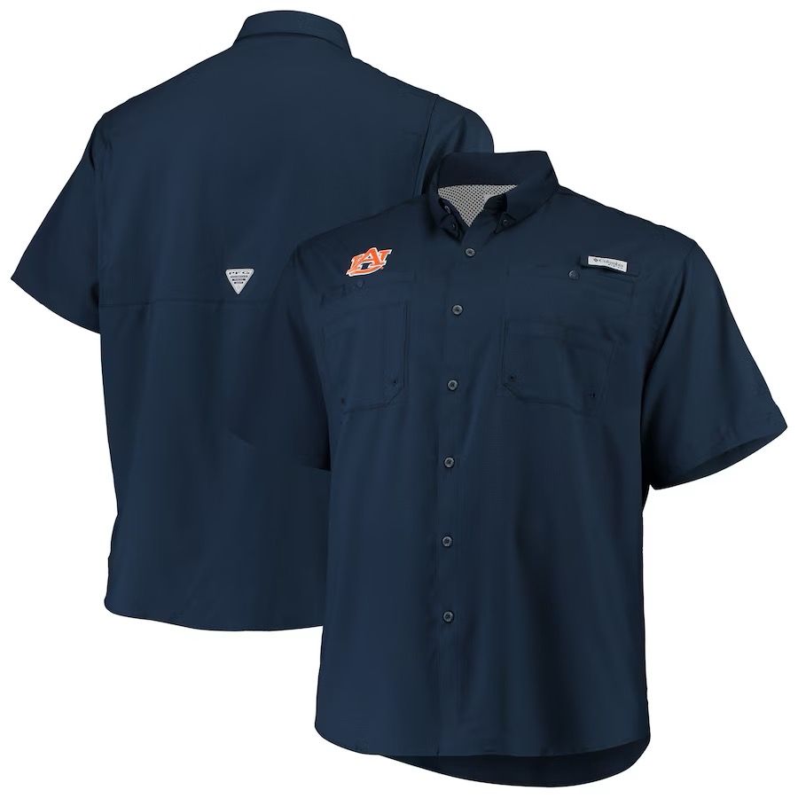 AU COLUMBIA TAMIAMI NAVY SHIRT