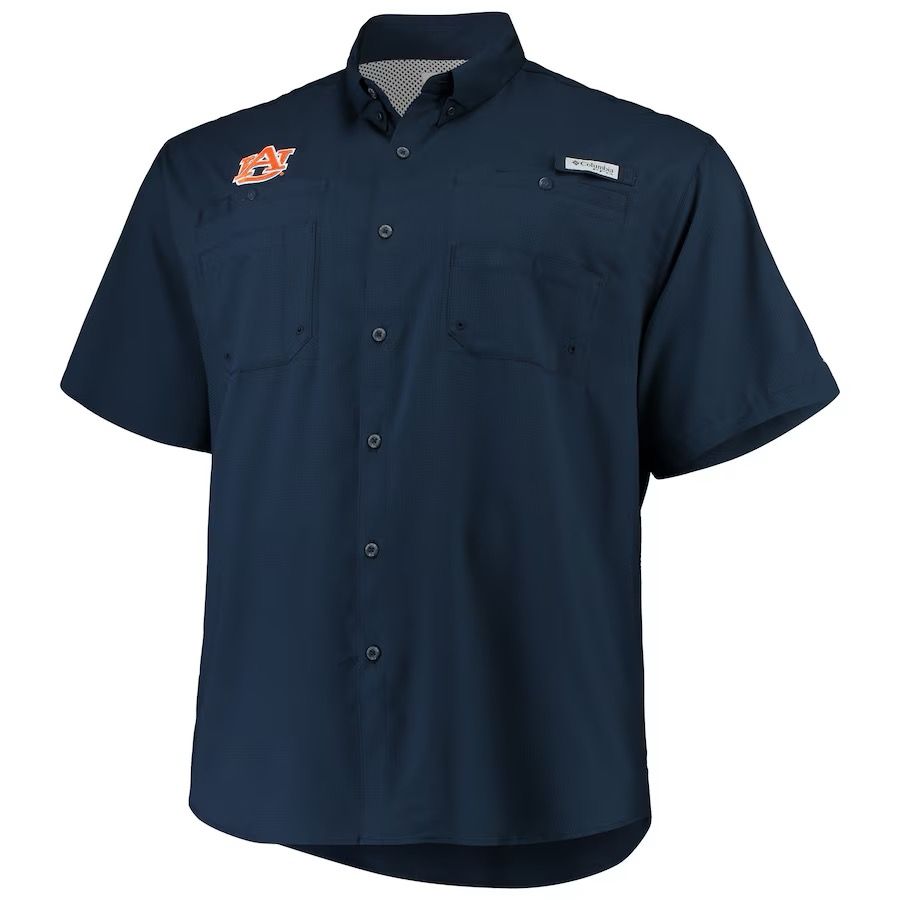 AU COLUMBIA TAMIAMI NAVY SHIRT