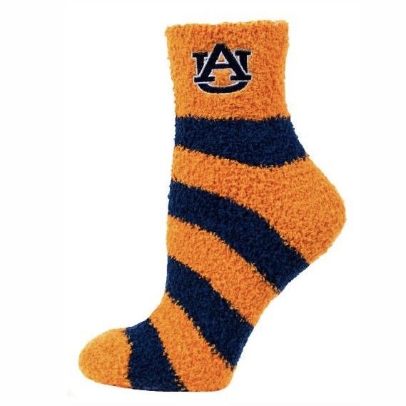 AU DONEGAL BAY STRIPED FUZZY SOCKS