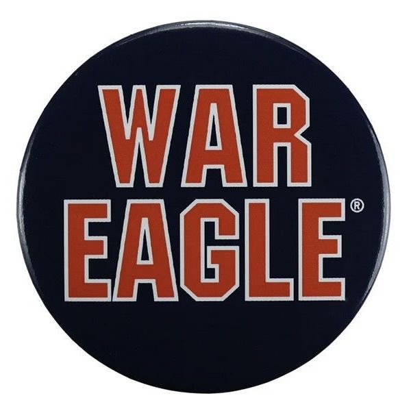 AU PINU WAR EAGLE NAVY BUTTON