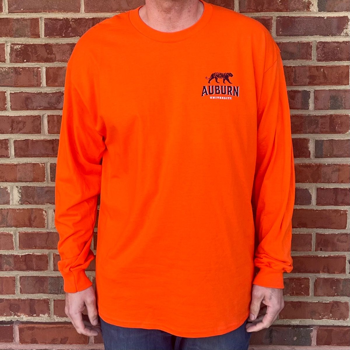 AU TIGER ORANGE LONG SLEEVE TEE
