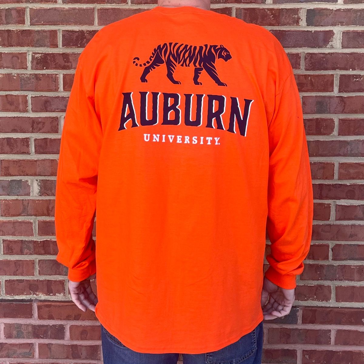 AU TIGER ORANGE LONG SLEEVE TEE