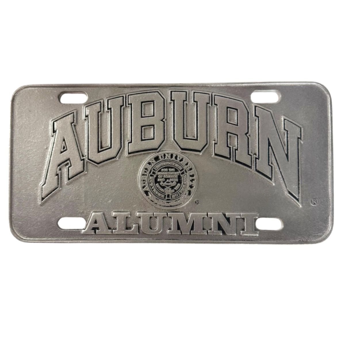AU OLDE COUNTRY PEWTER ALUMNI LICENSE PLATE