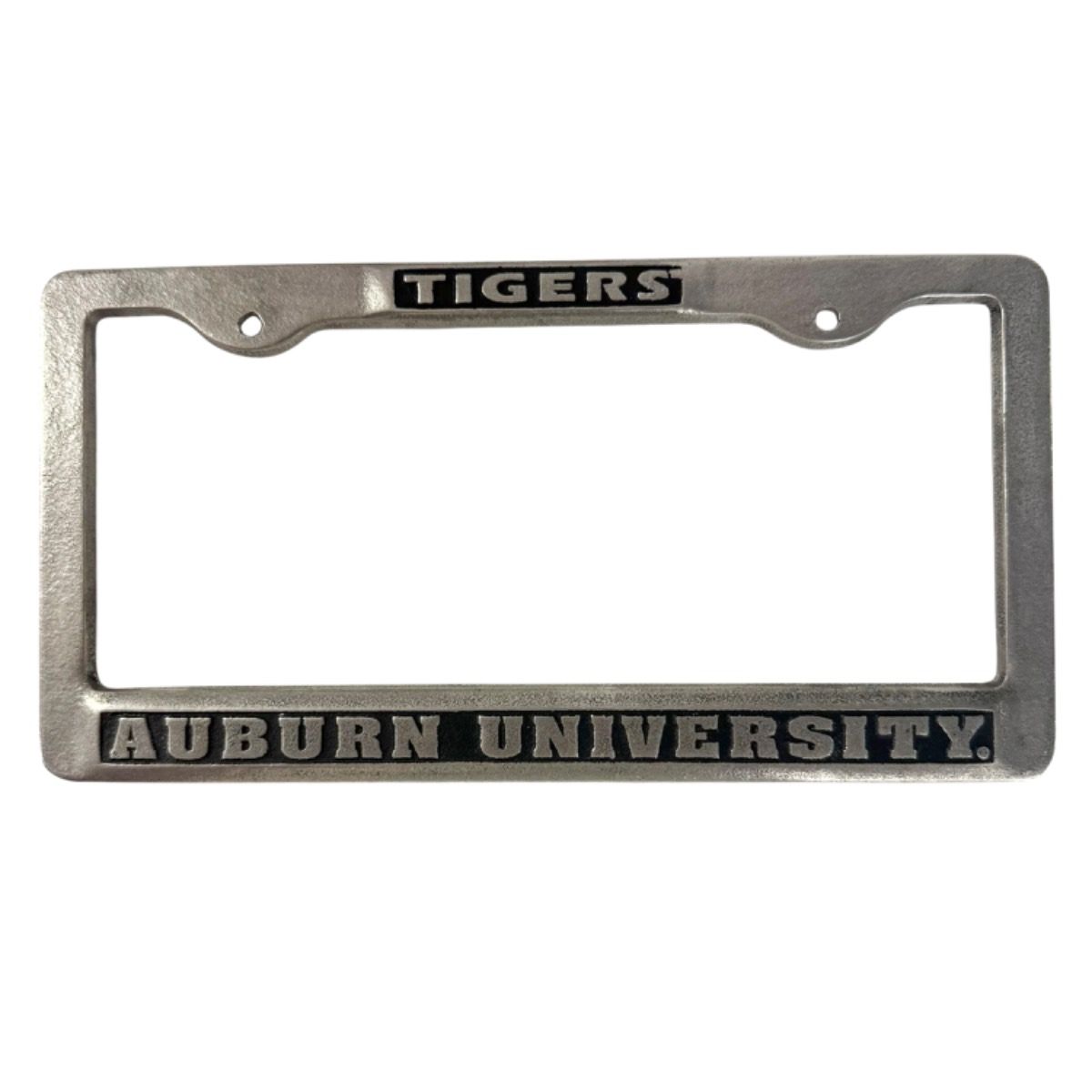 AU JARDINE PEWTER TIGERS LICENSE PLATE FRAME