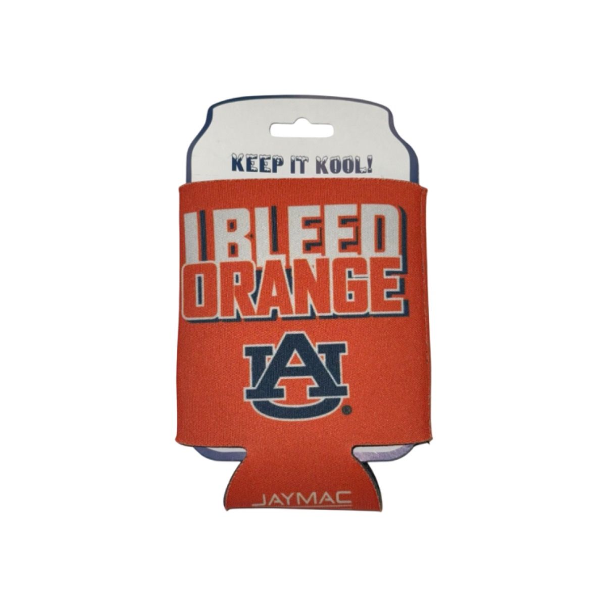 AU JAYMAC I BLEED ORANGE COOZIE