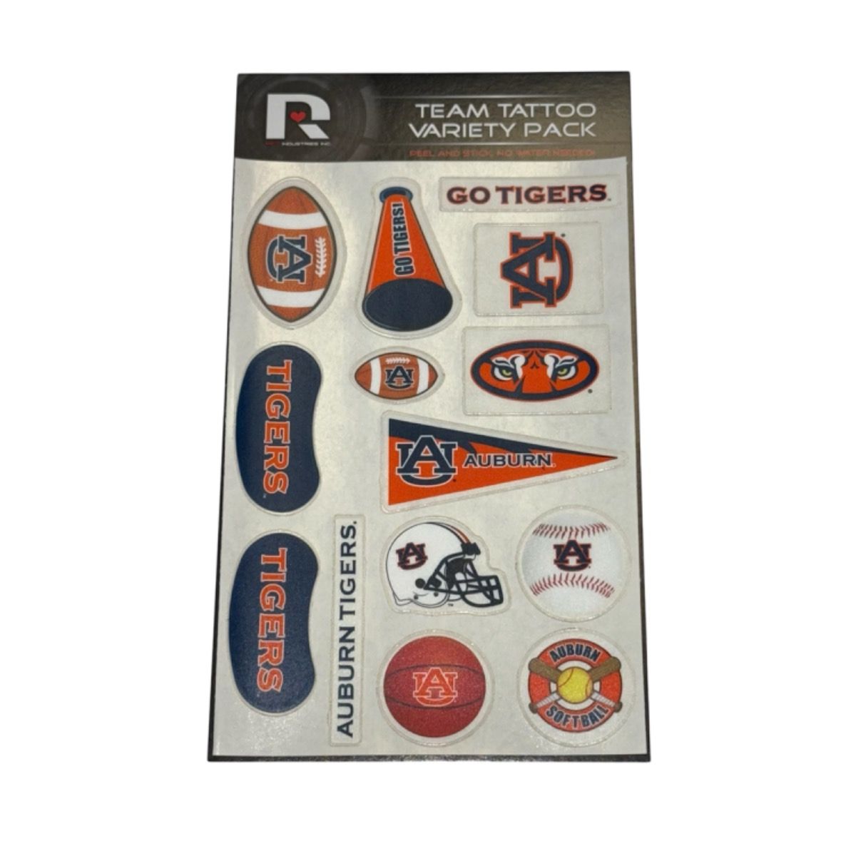 AU RICO VARIETY TEMPORARY TATTOOS (14 PACK)