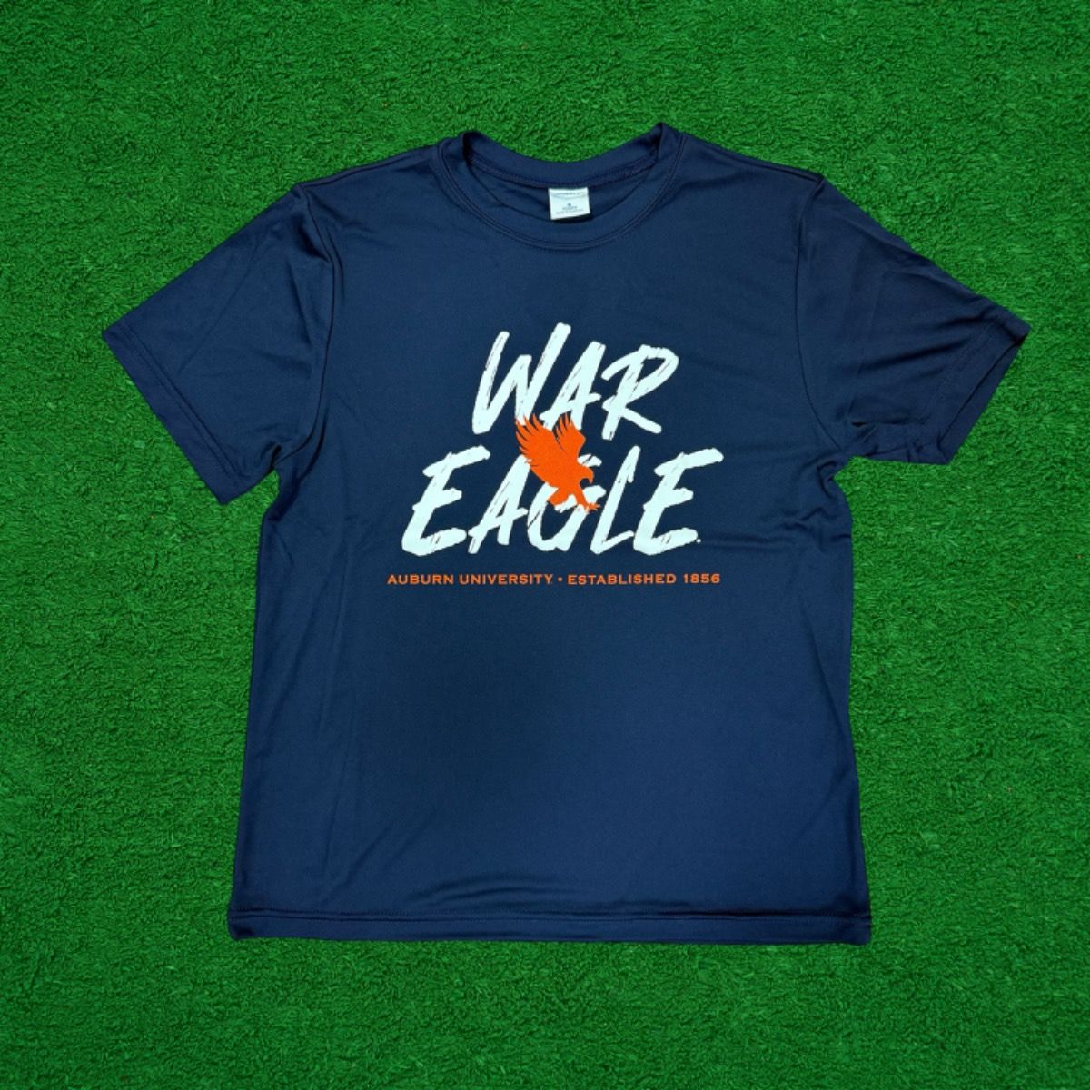 WAR EAGLE BRUSH NAVY YOUTH TEE