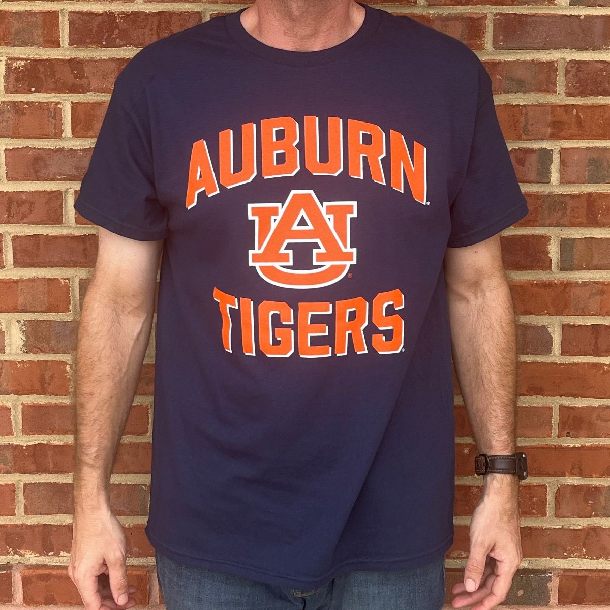AU TIGERS NAVY TEE