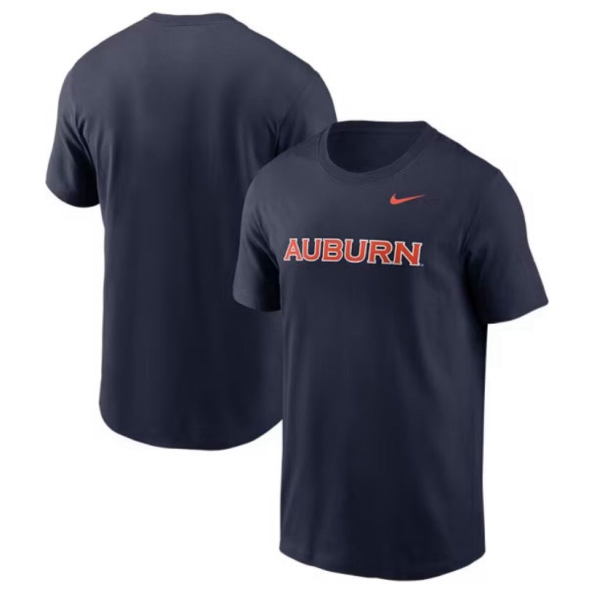 AU NIKE WORDMARK NAVY TEE