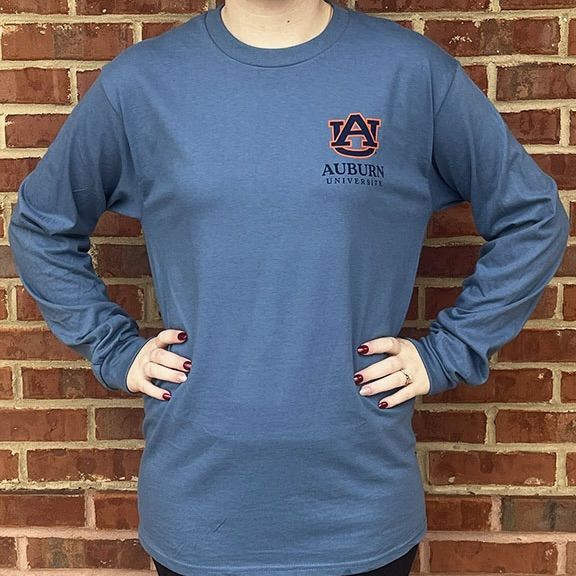 AU TALON NAVY LONG SLEEVE TEE