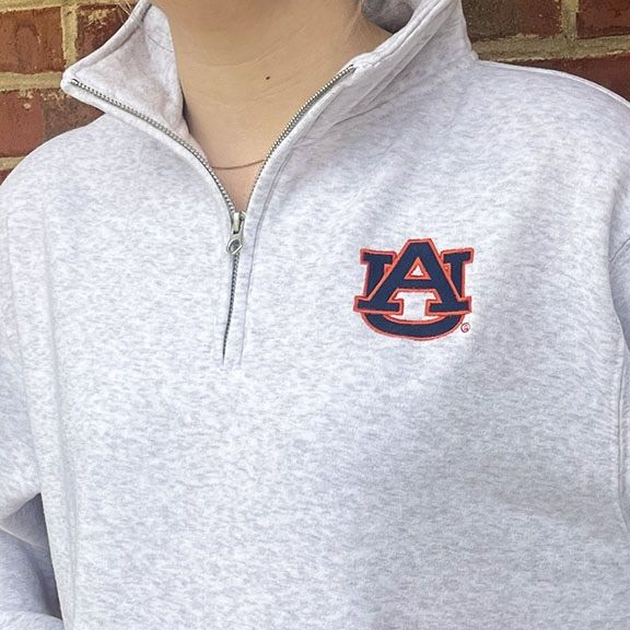 AU ZOOZATZ ASH SPORT FLEECE 1/4 ZIP