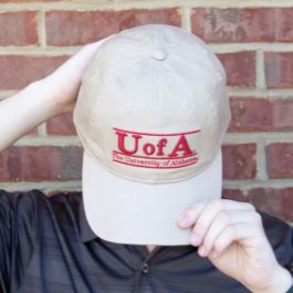 AL THE GAME UOFA BAR GREY CAP